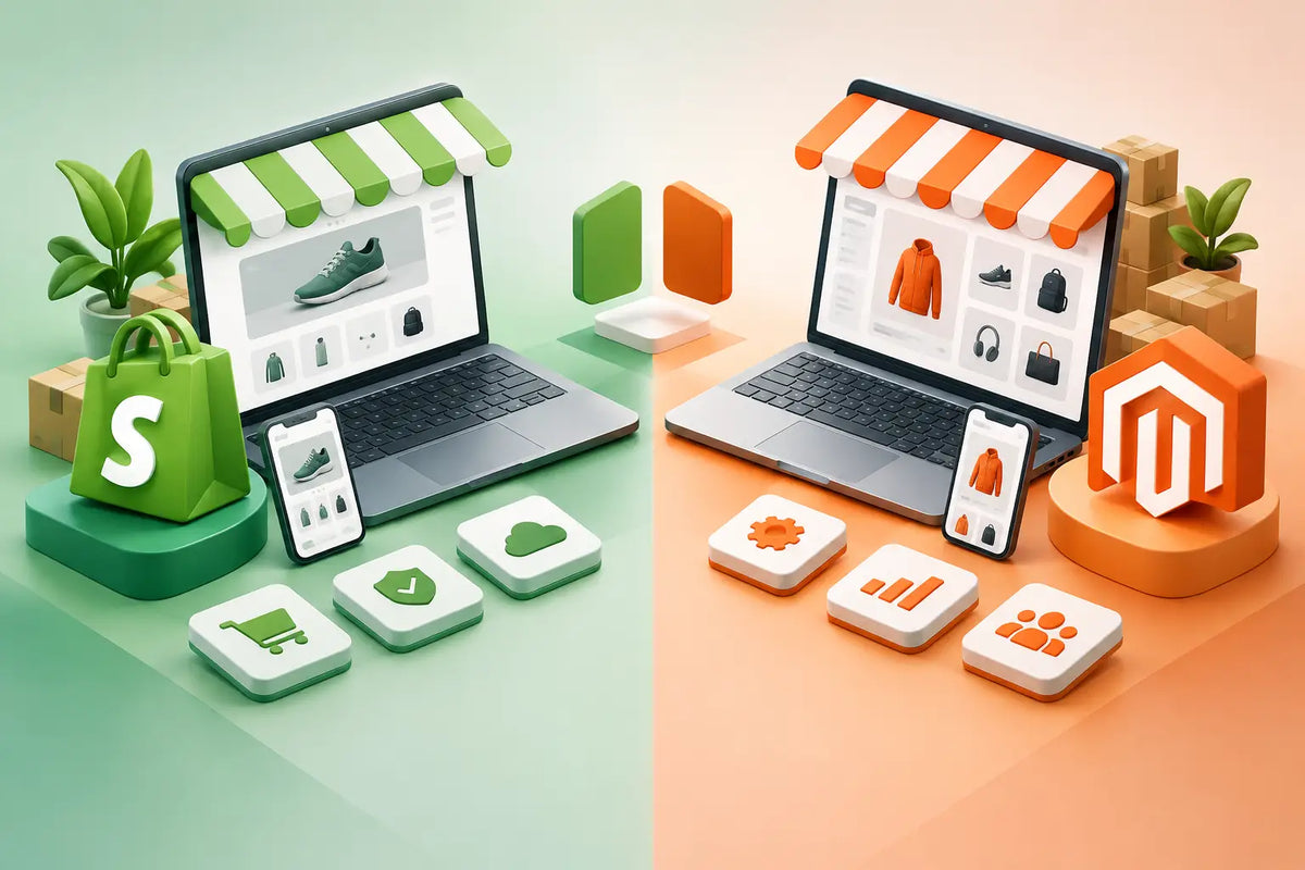 Shopify versus Magento til ambitiøse webshops
