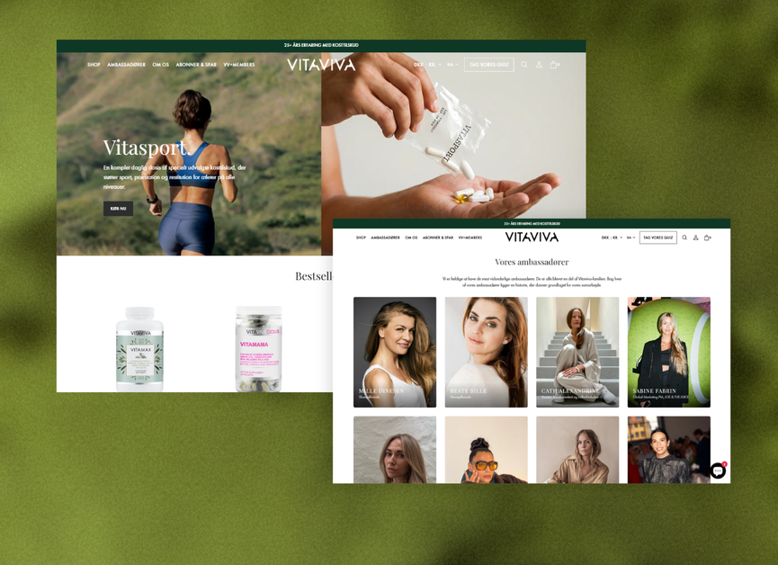 TRT fashion Shopify-forside
