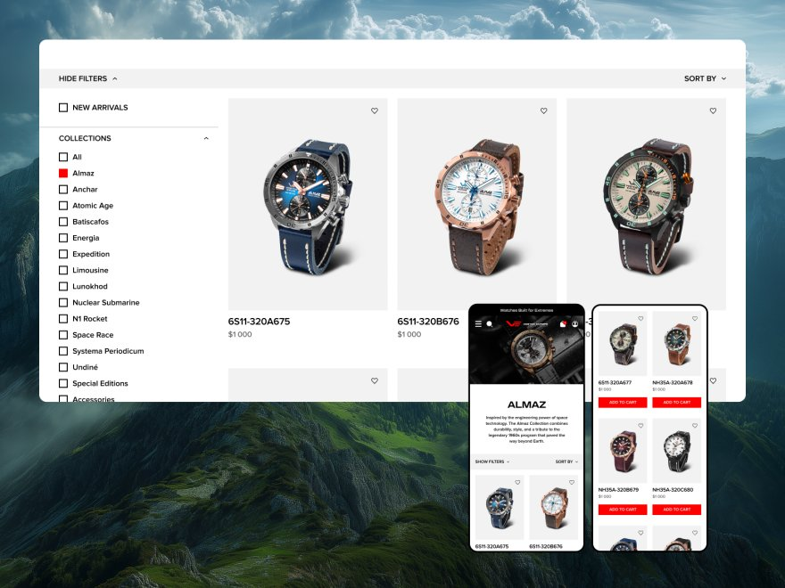 Ur Shopify produkt-listing